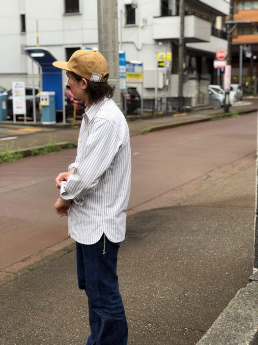 MFSC"MADE IN USA"NOS AMERICANA STRIPE WORKMAN SHIRTS