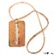VS-790P PRINT LEATHER NECK WALLET