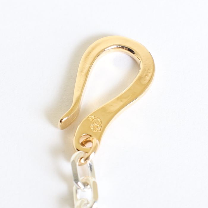 18K GOLD INFINITY HOOK & SV CHAIN M