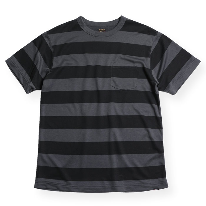 POWER DRY BORDER SHORT TEE