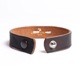 BR-0118 BUTTERFLY SHELL LEATHER BRACELET