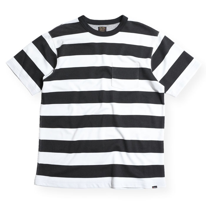 POWER DRY BORDER SHORT TEE