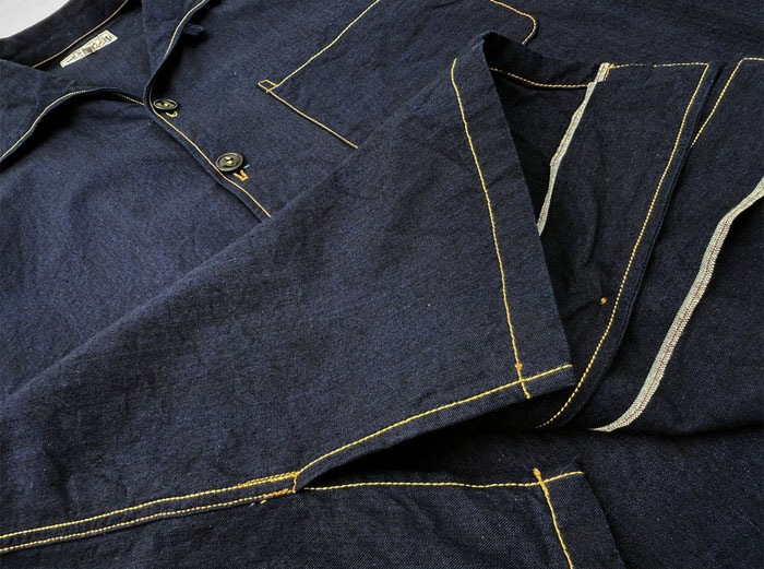 MFSC 5oz INDIGO��BLACK CHAMBRAY ��WATERTOWN�� SHIRTS��