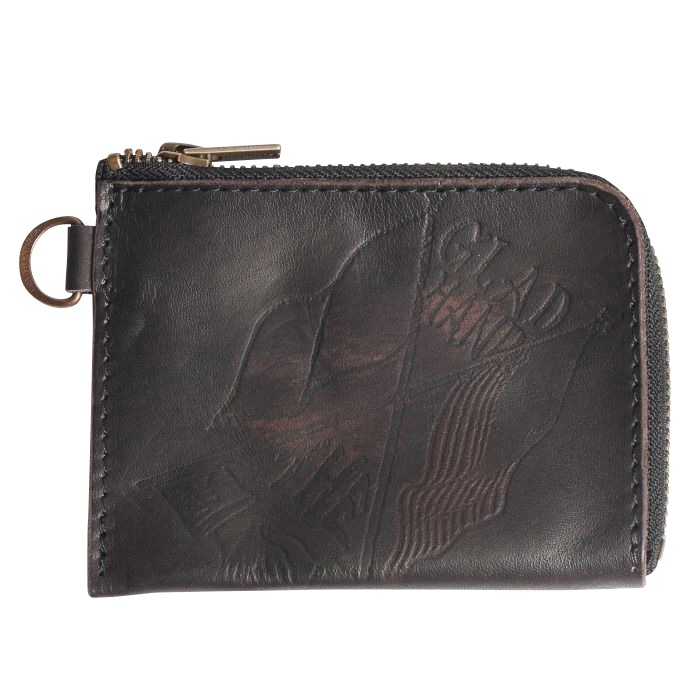 LEATHER COIN CASE"GLAD POSTALS"��VASCO �� GLADHAND��