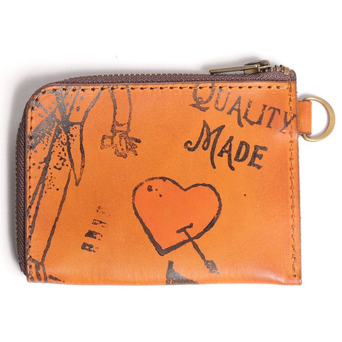 LEATHER COIN CASE"GLAD POSTALS"��VASCO �� GLADHAND��