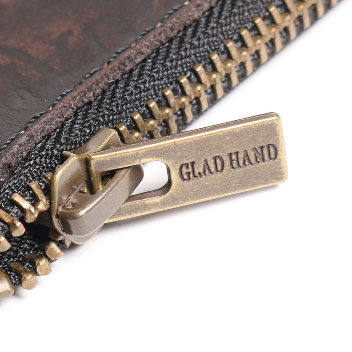 LEATHER COIN CASE"GLAD POSTALS"��VASCO �� GLADHAND��