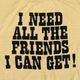 Lot YP126S-2 I NEED ALL THE FRIENDS (CHARLIE BROWN)