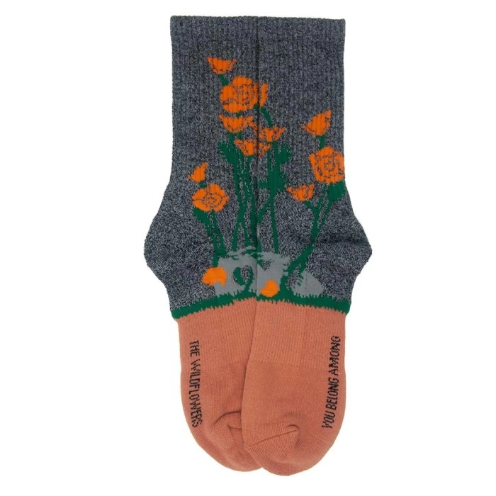 WILD FLOWERS Socks AMPAL CREATIVE WESTERN RIVER ONLINE STORE