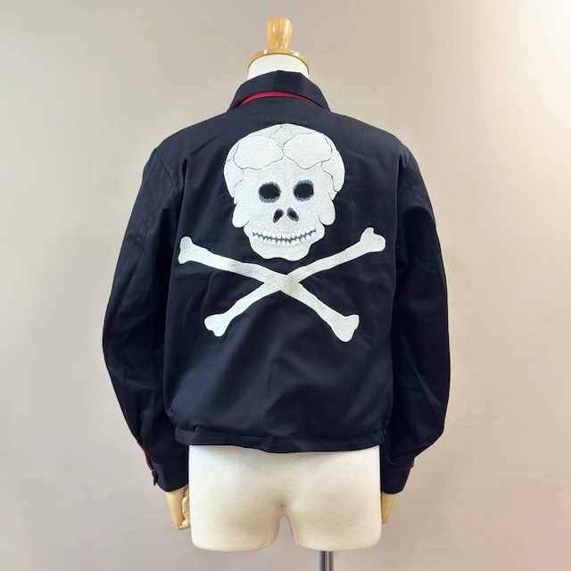 LOT1754Skull Bone Reversible Souvenir Jacket