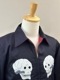 LOT1754Skull Bone Reversible Souvenir Jacket