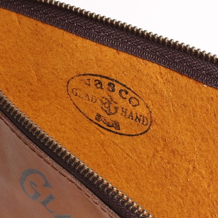 LEATHER DOCUMENT BAG "GLAD POSTALS"��VASCO �� GLADHAND��