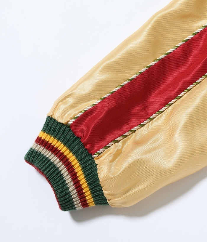 Lot No. TT15790-170 / Mid 1950s Style Acetate Souvenir Jacket ��EAGLE�� �� ��BLUE TIGER�� 