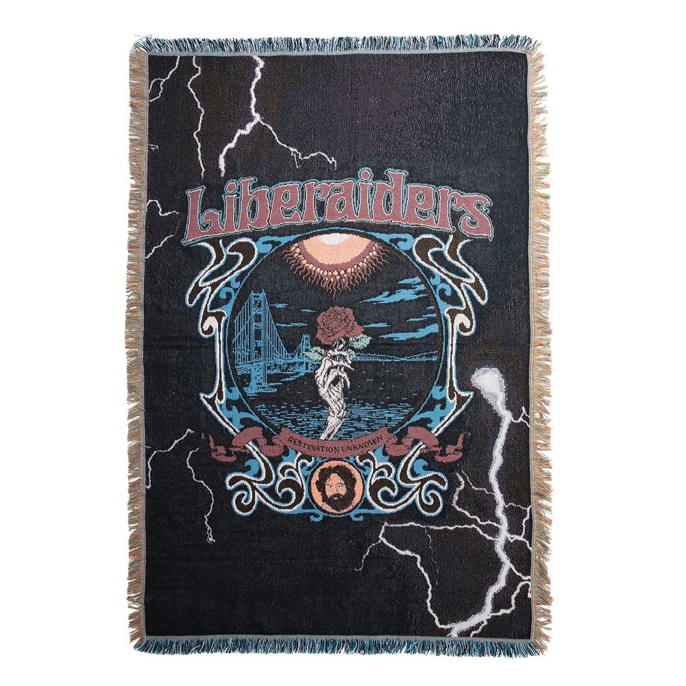 DEAD ROSE THROW BLANKET