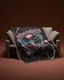 DEAD ROSE THROW BLANKET