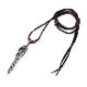 NARROW FEATHER HAND MADE SILVER