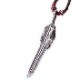 NARROW FEATHER HAND MADE SILVER