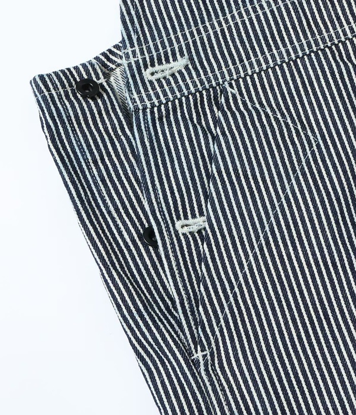 Lot No. SM42653 / SAILOR MOKU PRODUCTS 12.5oz. HICKORY STRIPE OVERALLS