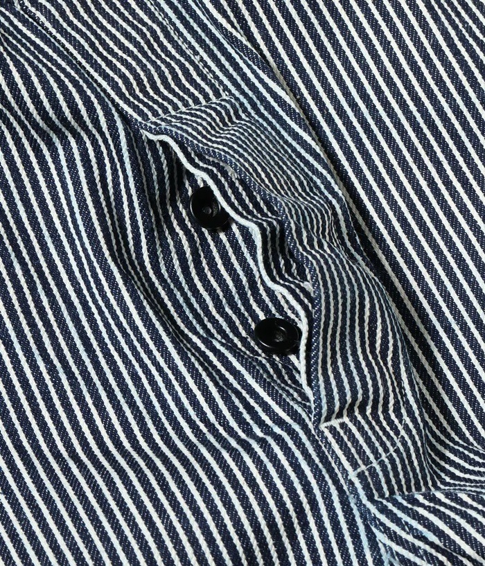 Lot No. SM42653 / SAILOR MOKU PRODUCTS 12.5oz. HICKORY STRIPE OVERALLS