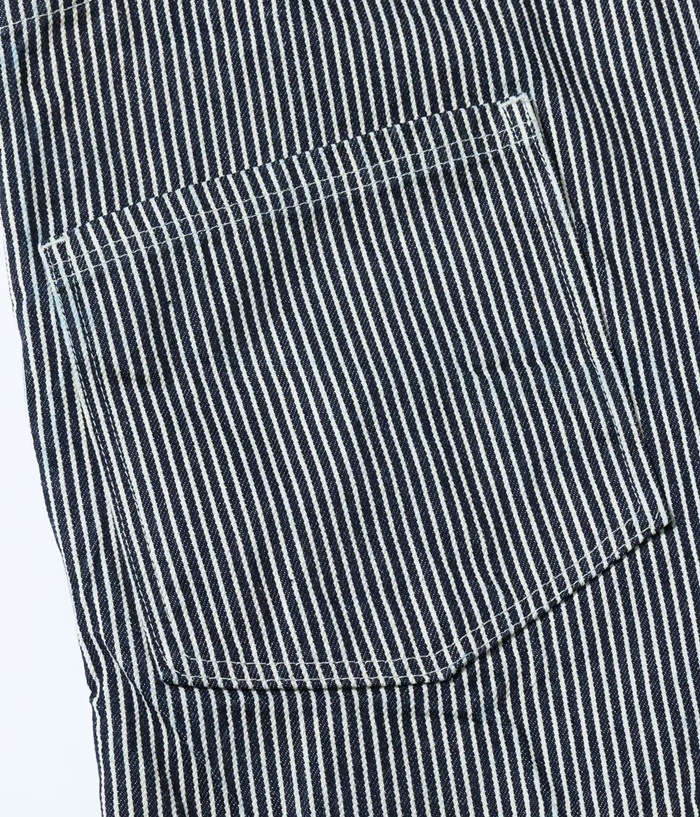 Lot No. SM42653 / SAILOR MOKU PRODUCTS 12.5oz. HICKORY STRIPE OVERALLS