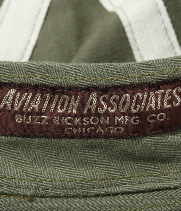 Lot No. BR02537 / AVIATION ASSOCIATES O.D. HERRINGBONE ARMY HAT