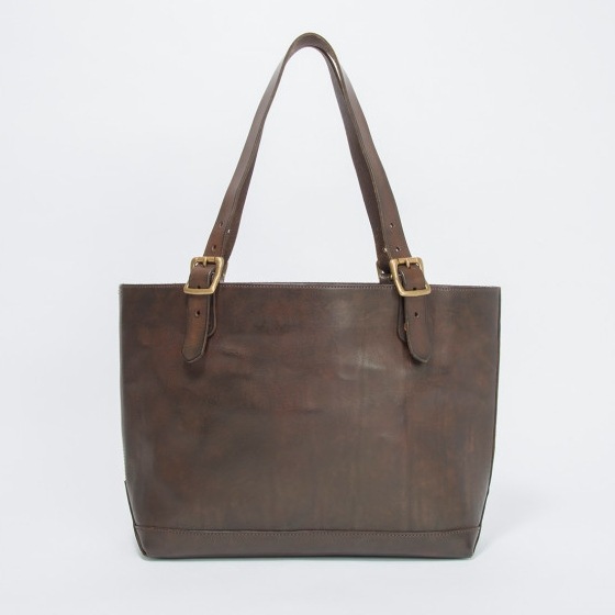 LEATHER TRAVEL TOTEBAG