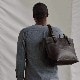 LEATHER TRAVEL TOTEBAG