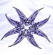 EIGHT LEGGED CROSS PINSTRIPE TEE SHIRTS