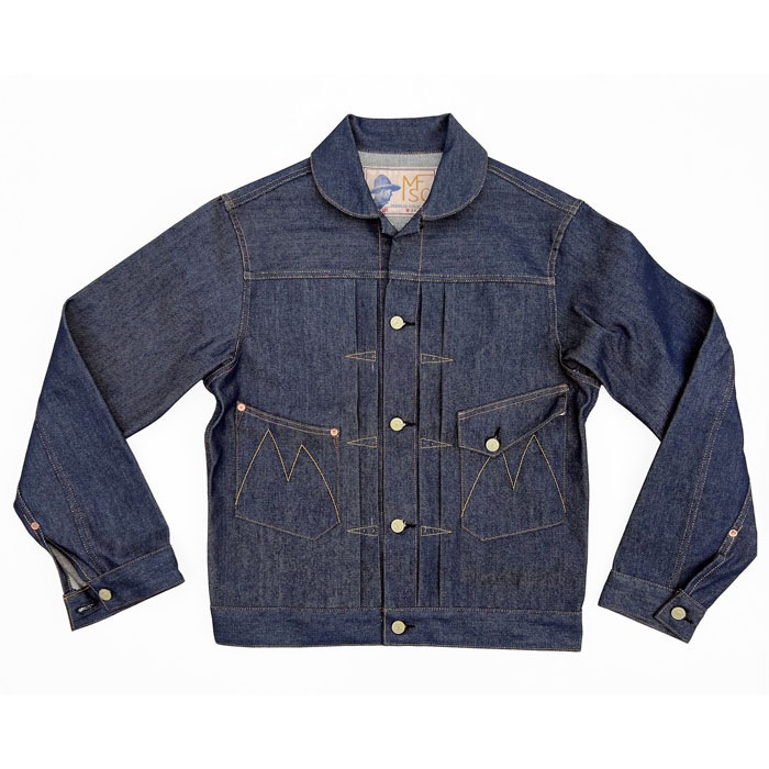 MFSC"MADE IN USA"NOS 12.75oz CONE ORGANIC DENIM RANCH BLOUSE
