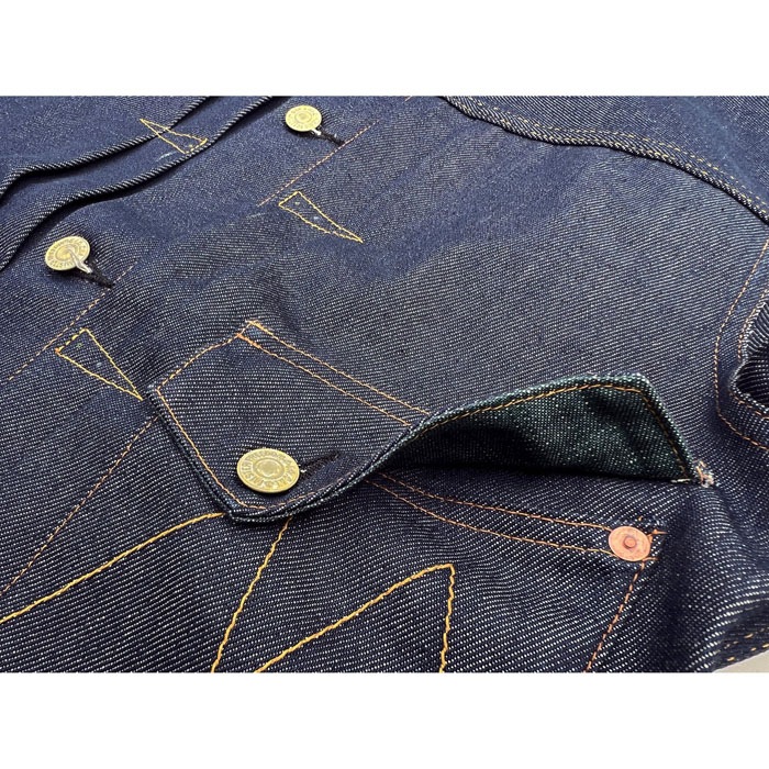 MFSC"MADE IN USA"NOS 12.75oz CONE ORGANIC DENIM RANCH BLOUSE