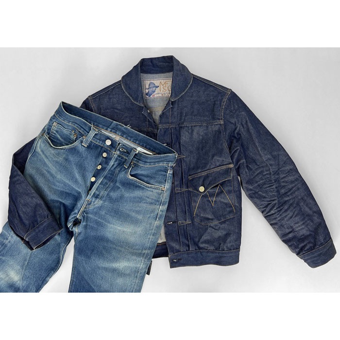 MFSC"MADE IN USA"NOS 12.75oz CONE ORGANIC DENIM RANCH BLOUSE