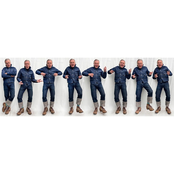 MFSC"MADE IN USA"NOS 12.75oz CONE ORGANIC DENIM RANCH BLOUSE