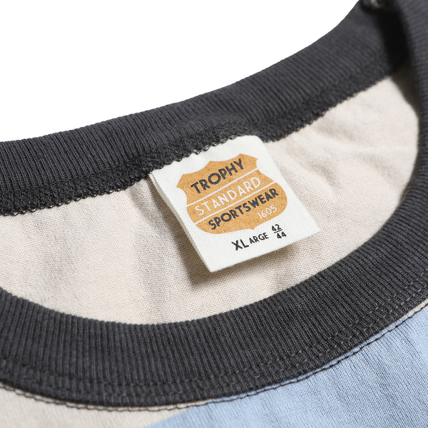 3 COL WIDE BORDER L/S TEE 
