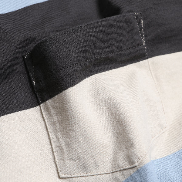 3 COL WIDE BORDER L/S TEE 