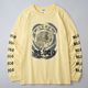 HEAVY DRY COTTON PRINT L/S TEE -Artwork by ͷ��-