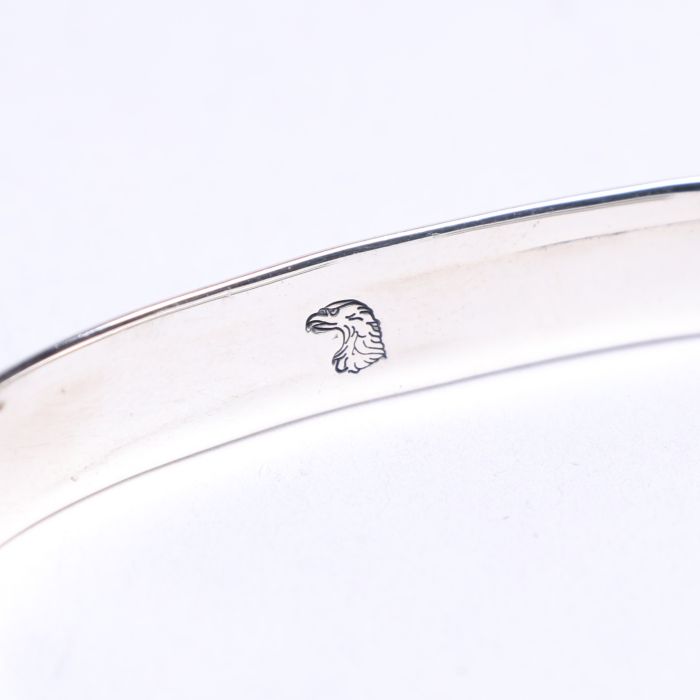 BR-0083 TRIANGLE TAPERED END BRACELET (LEAF)