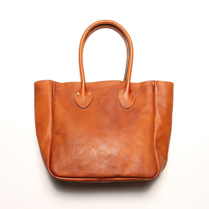 LEATHER OLD TOTE BAG - MEDIUM
