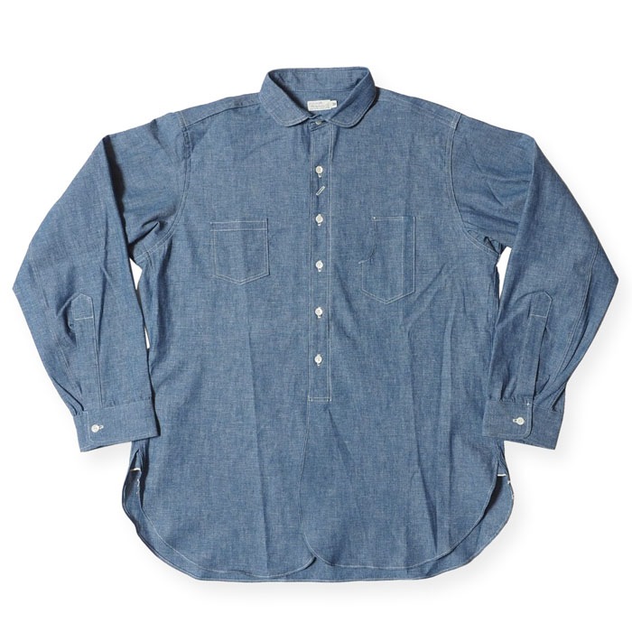 Lot 3047 ROUND COLLAR CHAMBRAY SHIRTS