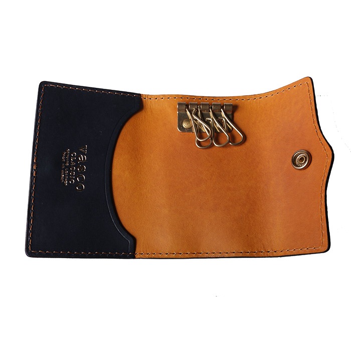 VSC-676 LEATHER NAVAL KEY CASE