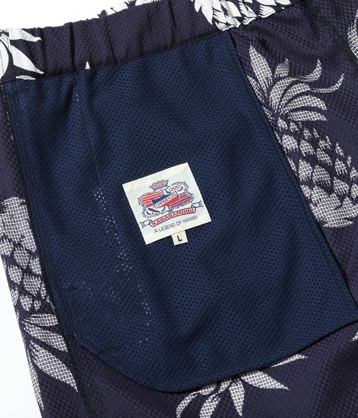 Lot No. DK52546 / DUKE KAHANAMOKU COOLMAX HAWAIIAN SHORTS DUKE'S PINEAPPLE 