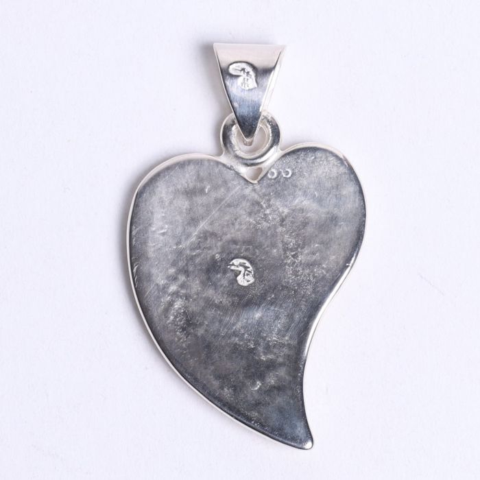 NL-0177 KARAKUSA ROSE HART PENDANT (18K GOLD ACCENT)