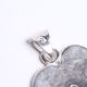 NL-0177 KARAKUSA ROSE HART PENDANT (18K GOLD ACCENT)