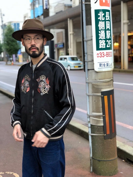 Lot No. TT15619-119 / Early 1950s Style Acetate Souvenir Jacket KOSHO & CO. Special Edition SILVER DRAGON  TANGLED DRAGONS