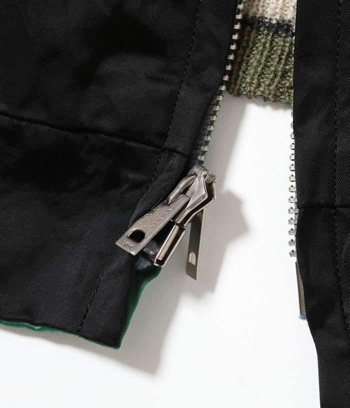 Lot No. TT15619-119 / Early 1950s Style Acetate Souvenir Jacket KOSHO & CO. Special Edition SILVER DRAGON  TANGLED DRAGONS