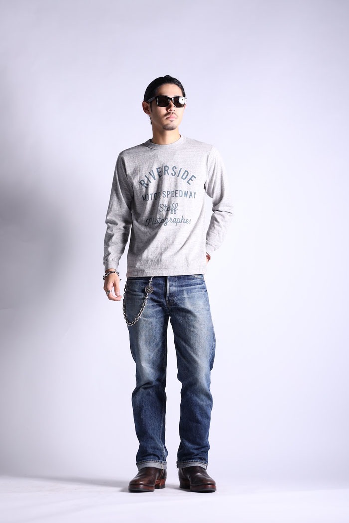 VINTAGE PRINT LONG TEE.26-02