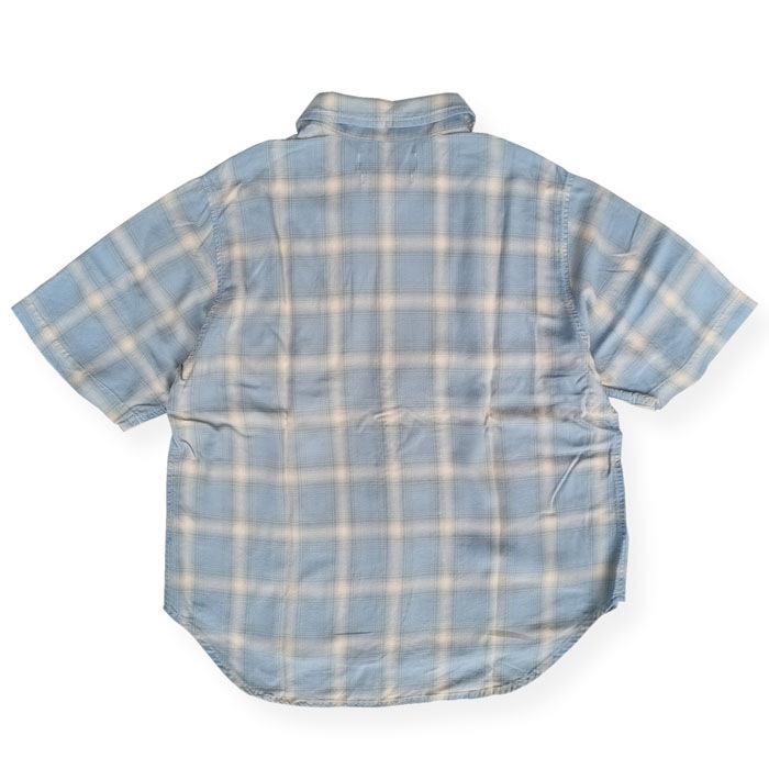 RAYON TWILL OMBRE CHECK SS SHIRTS
