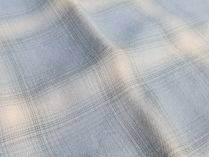 RAYON TWILL OMBRE CHECK SS SHIRTS