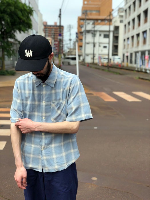 RAYON TWILL OMBRE CHECK SS SHIRTS