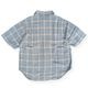 RAYON TWILL OMBRE CHECK SS SHIRTS