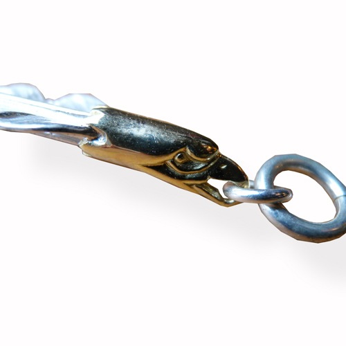 EFNL-0047 18K EAGLE HEAD KAZEKIRI FEATHER L LEFT