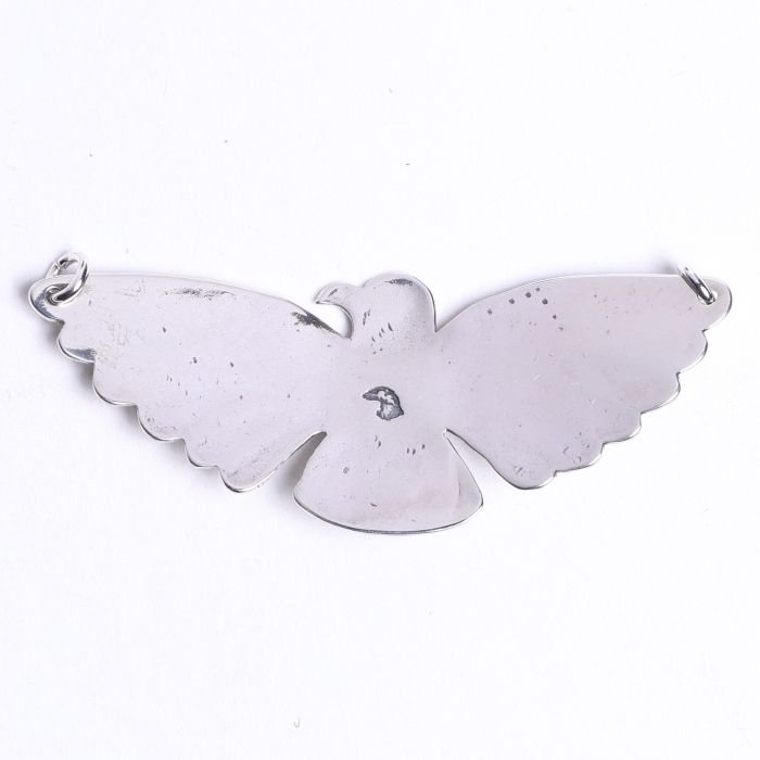 NL-0098 OPEN WING THUNDERBIRD PENDANT (ARROW, TURQUOISE)
